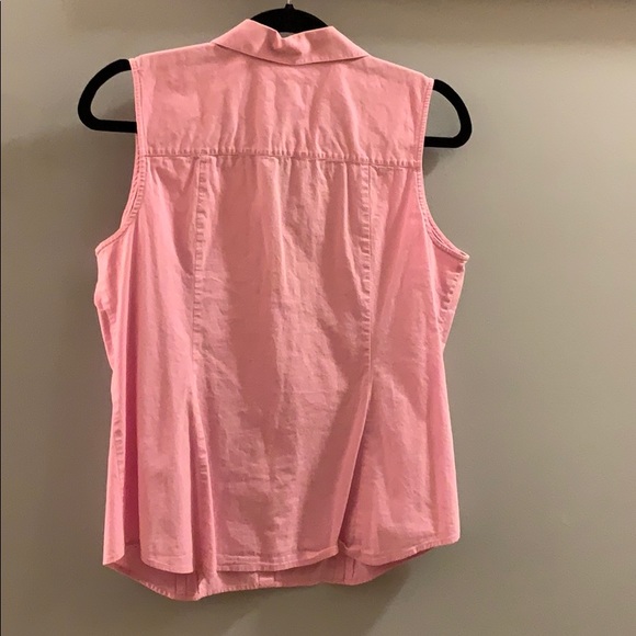Loft Cotton Sleeveless Blouse - Picture 4 of 5